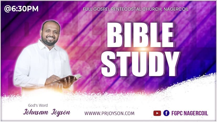 BIBLE STUDY - 2021